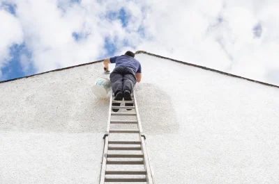 Peinture extérieure à la Motte-Ternant — façades et ravalement